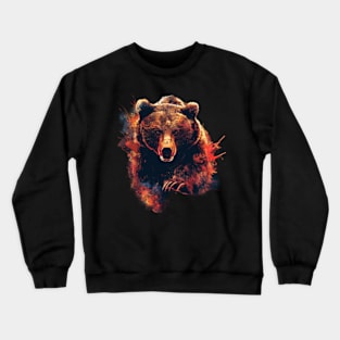 Grizzly Bear Territories Crewneck Sweatshirt